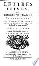 Lettres juives, ou Correspondance philosophique, historique & critique, entre un juif voyageur à Paris, & ses correspondans en divers endroits. Tome premier [-septieme]