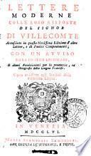 Lettres modernes avec les reponses de Villecomte