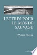 Lettres pour le monde sauvage