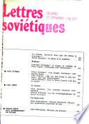 Lettres soviétiques