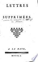 Lettres supprimées