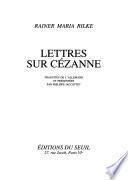 Lettres sur Cézanne