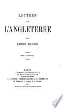 Lettres sur l'Angleterre
