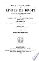 Lettres sur la profession d'avocat