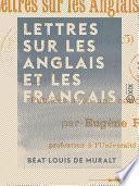 Lettres sur les Anglais et les Français