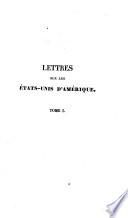 Lettres sur les États-Unis d'Amérique