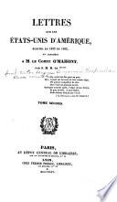 Lettres sur les États-Unis d'Amérique