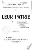 Leur patrie
