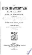Levee et historique des corps