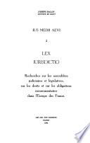 Lex jurisdictio