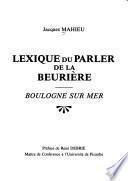 Lexique du parler de la Beurière, Boulogne-sur-Mer
