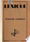 Lexique français-bambara