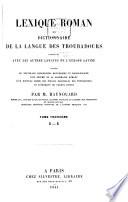 Lexique roman: Lexique A-Z. Apendice. Vocabulaire