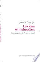 Lexique whiteheadien