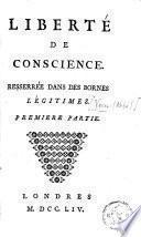 Liberté de conscience