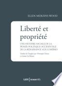 Liberté et propriété