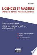 Licences et Masters Monnaie Banque Finance Assurance