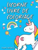 Licorne livre de coloriage pour enfants