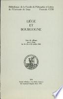 Liège et Bourgogne