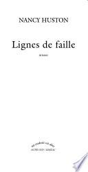 Lignes de faille
