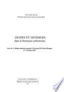 Lignes et lignages dans la littérature arthurienne