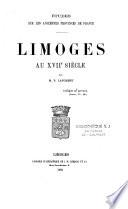 Limoges au XVIIe siècle