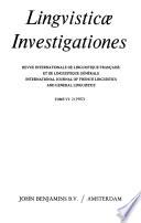 Linguisticae investigationes