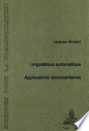 Linguistique automatique