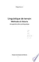 Linguistique de terrain
