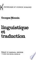 Linguistique et traduction