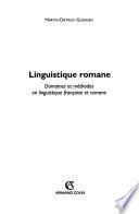 Linguistique romane