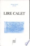Lire Calet