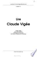 Lire Claude Vigée