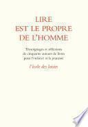 Lire est le propre de l’homme