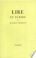 Lire et écrire