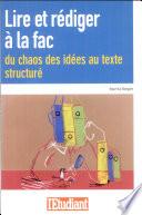 Lire et rédiger à la fac