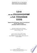 Lire et se documenter à la Réunion, 1998