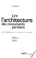 Lire l'architecture des monuments parisiens