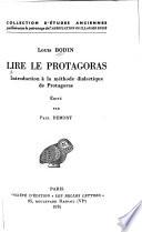 Lire le Protagoras