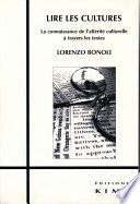 LIRE LES CULTURES