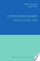 Lire les sciences sociales
