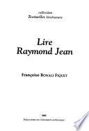 Lire Raymond Jean