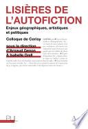 Lisières de l’autofiction