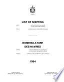 List of Shipping