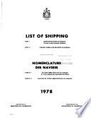 List of Shipping