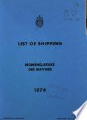 List of Shipping