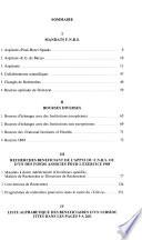 Liste des bénéficiaires d'une subvention du Fonds national de la recherche scientifique ou d'un des trois fonds associés avec indication des recherches poursuivies et de l'institution d'accueil