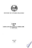 Liste du corps diplomatique et consulaire à Vientiane