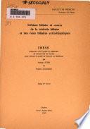 Lithiase biliaire et cancer de la vesicule biliaire