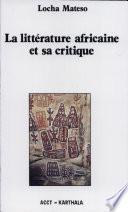 Littérature africaine et sa critique